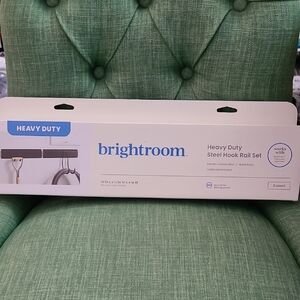 Brightroom Heavy Duty Steel Hook Rail Set
